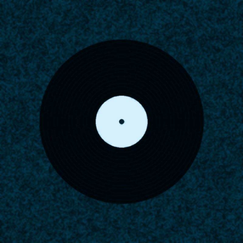 Red vinyl record